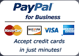 Sign up for PayPal and start accepting credit card payments instantly.